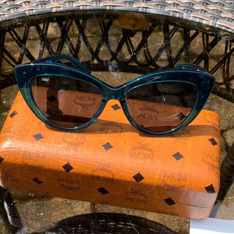 Mcm Sunglasses Teal New With Tags Case Cleaning Cloth And Care Card Included Mcm Sunglasses Teal New With Tags Case Cleaning Cloth And Care Card Included